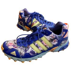 Adidas Performance Thrasher 1.1 Women's 10 Running Shoes Blue Floral Sneakers